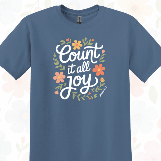 Count It All Joy T-Shirt | 2 Colors