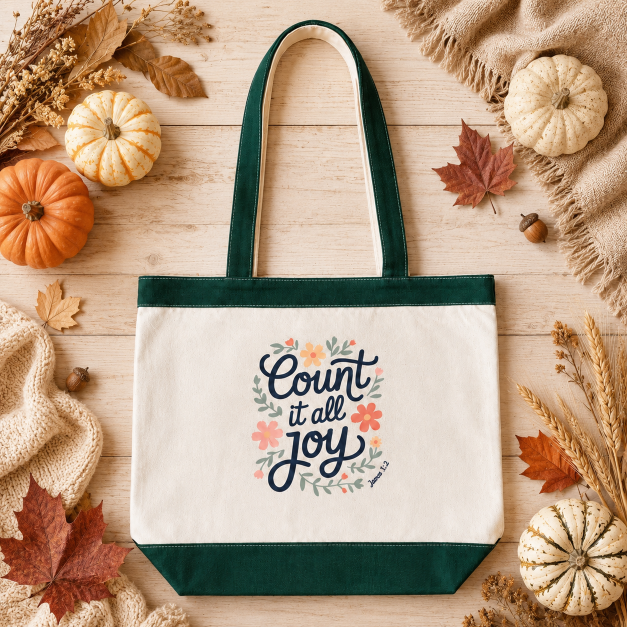 Count It All Joy - Tote Bag