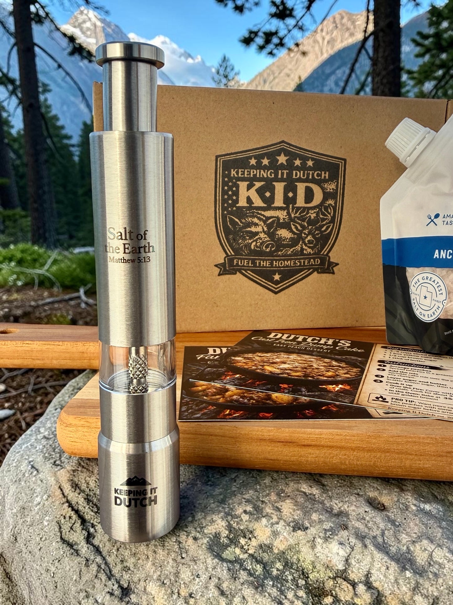 Fuel the Homestead: Salt of the Earth Steel Grinder & Salt Starter Kit by Keeping It Dutch