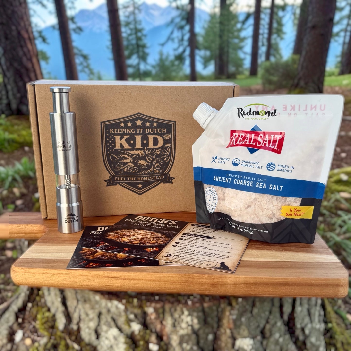 Fuel the Homestead: Salt of the Earth Steel Grinder & Salt Starter Kit by Keeping It Dutch