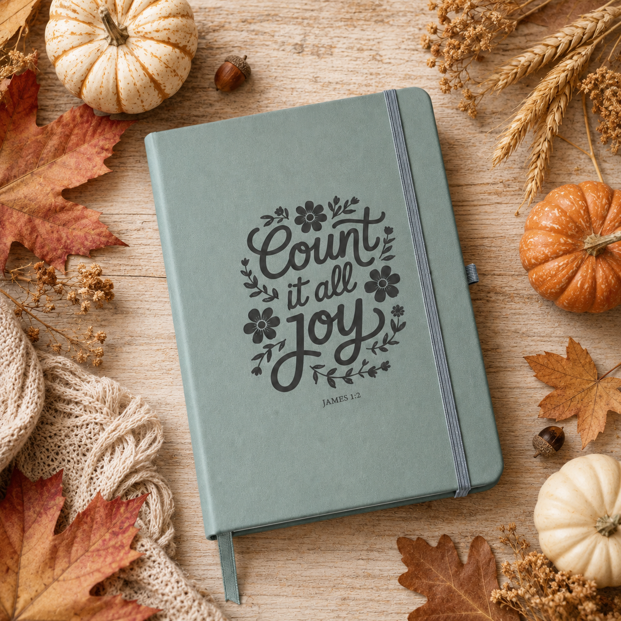 Count It All Joy Engraved Prayer Journal